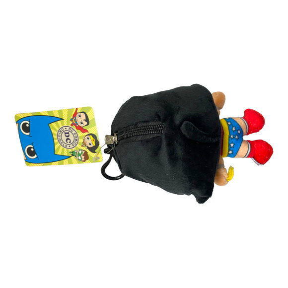 Super Hero Girls Plush Wonder Woman Doll Clip On Wallet Toy, Gift for Girls - Picture 5 of 5